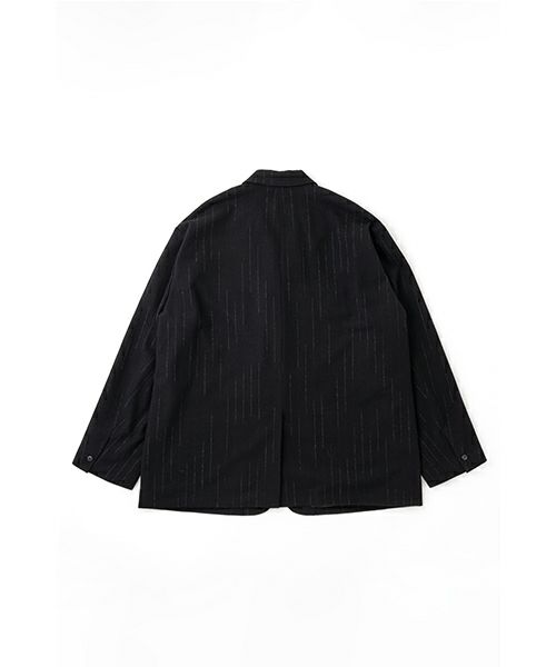 YOKO SAKAMOTO / ヨーコサカモト OVERSIZED JACKET [STRIPE] YS - 25AW - 10ウールオーバーサイズジャケット