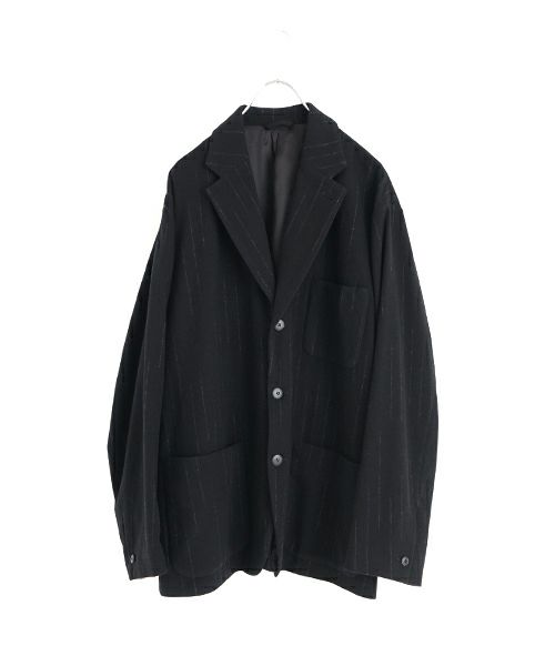 YOKO SAKAMOTO / ヨーコサカモト OVERSIZED JACKET [STRIPE] YS - 25AW - 10ウールオーバーサイズジャケット