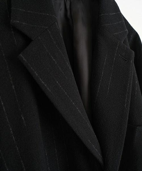 YOKO SAKAMOTO / ヨーコサカモト OVERSIZED JACKET [STRIPE] YS - 25AW - 10ウールオーバーサイズジャケット