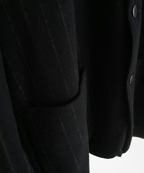 YOKO SAKAMOTO / ヨーコサカモト OVERSIZED JACKET [STRIPE] YS - 25AW - 10ウールオーバーサイズジャケット