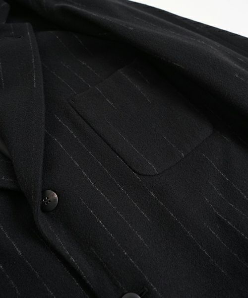YOKO SAKAMOTO / ヨーコサカモト OVERSIZED JACKET [STRIPE] YS - 25AW - 10ウールオーバーサイズジャケット