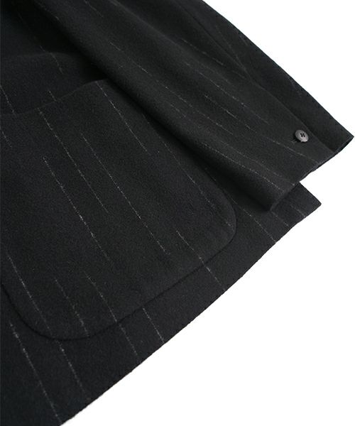 YOKO SAKAMOTO / ヨーコサカモト OVERSIZED JACKET [STRIPE] YS - 25AW - 10ウールオーバーサイズジャケット