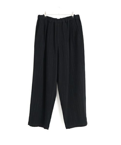 YOKO SAKAMOTOヨーコサカモトDOUBLE PLEATED EASY PANTS [STRIPE] YS - 25AW - 14