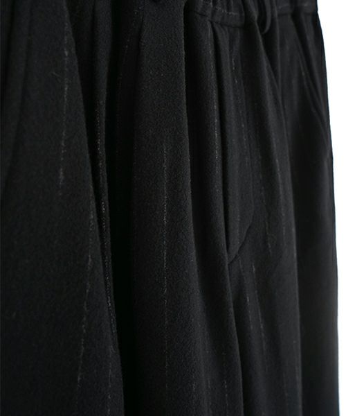 YOKO SAKAMOTOヨーコサカモトDOUBLE PLEATED EASY PANTS [STRIPE] YS - 25AW - 14