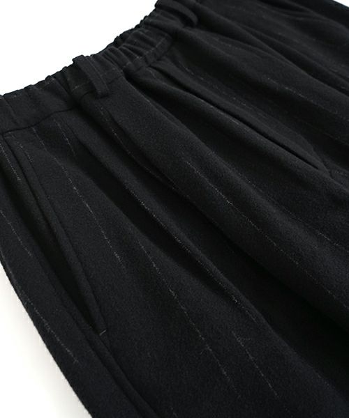 YOKO SAKAMOTOヨーコサカモトDOUBLE PLEATED EASY PANTS [STRIPE] YS - 25AW - 14