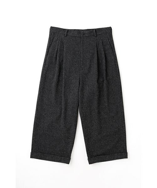 YOKO SAKAMOTO / ヨーコサカモトDOUBLE PLEATED CROPPED TROUSERS ［HOUNDSTOOTH］ YS - 25AW - 13