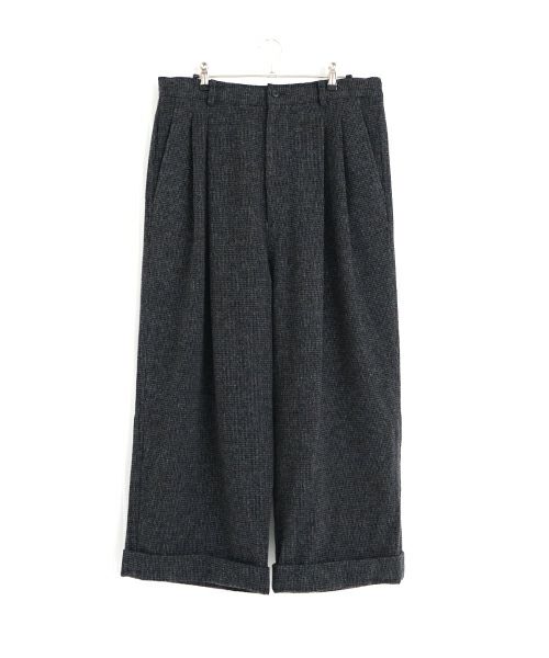 YOKO SAKAMOTO / ヨーコサカモトDOUBLE PLEATED CROPPED TROUSERS ［HOUNDSTOOTH］ YS - 25AW - 13
