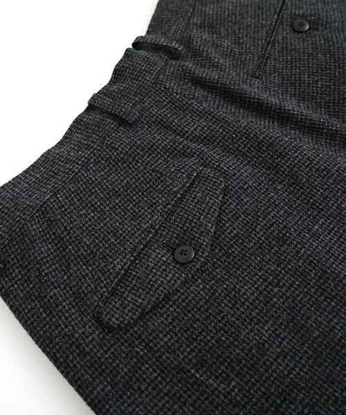 YOKO SAKAMOTO / ヨーコサカモトDOUBLE PLEATED CROPPED TROUSERS ［HOUNDSTOOTH］ YS - 25AW - 13