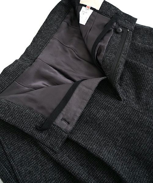 YOKO SAKAMOTO / ヨーコサカモトDOUBLE PLEATED CROPPED TROUSERS ［HOUNDSTOOTH］ YS - 25AW - 13