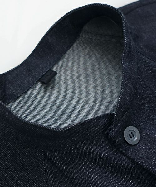 VU / ヴウdenim stand collar work jakect [DEEP BLUE] vu-blu-008