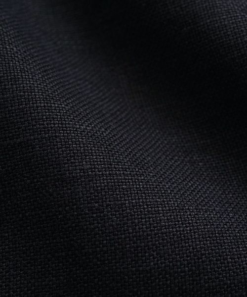 VU / ヴウzip stand collar blouson linen [NAVY] vu-blu-009