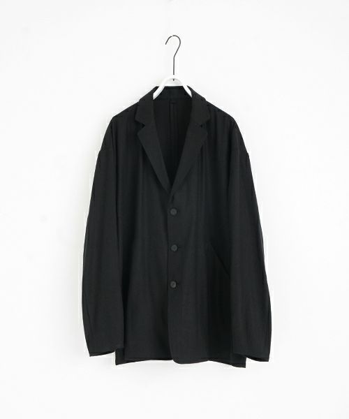 VU / ヴウ 3 button Jacket silk linen [BLACK] vu-jkt-008