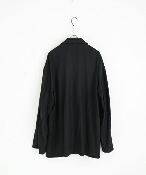 VU / ヴウ 3 button Jacket silk linen [BLACK] vu-jkt-008
