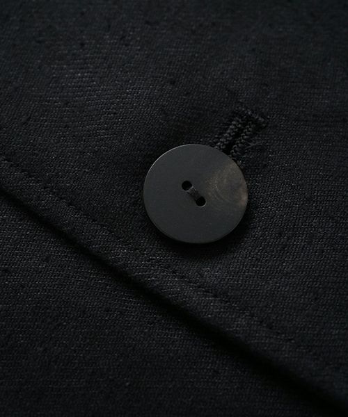 VU / ヴウ 3 button Jacket silk linen [BLACK] vu-jkt-008