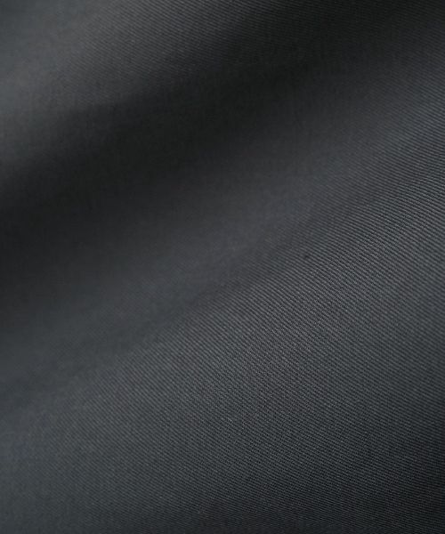 VU / ヴウtuck wide cropped pants finx cotton [GRAPHITE] vu-pnt-012