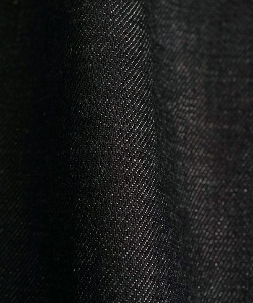 VU / ヴウdenim tuck wide cropped pants [DEEP BLUE] vu-pnt-012