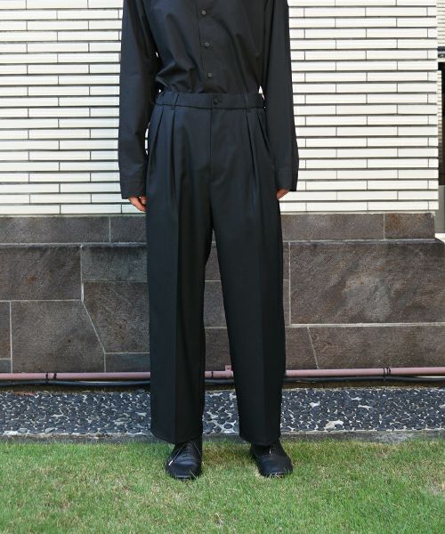  VU / ヴウtailar pants wool [BLACK] vu-pnt-013