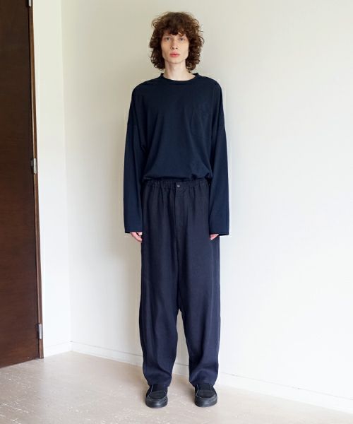 VU / ヴウeasy pants linen [NAVY] vu-pnt-011