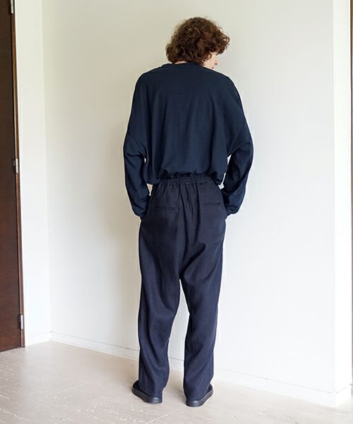 VU / ヴウ Easy Pants Linen [NAVY]｜リネンイージーパンツ