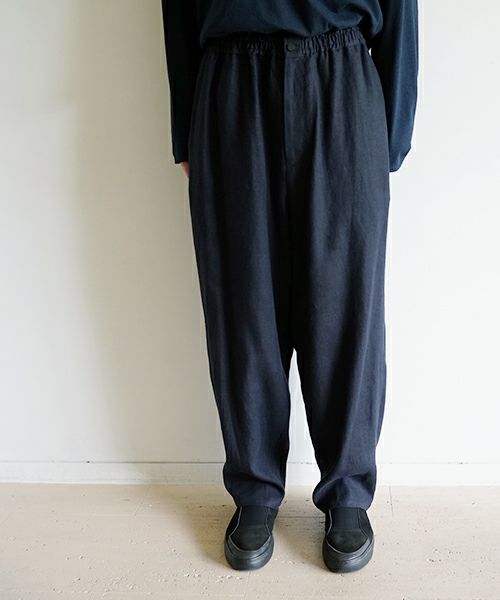 VU / ヴウeasy pants linen [NAVY] vu-pnt-011