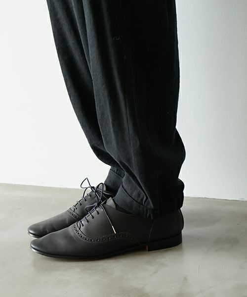 VU / ヴウeasy tapered pants silk linen [BLACK] vu-pnt-008