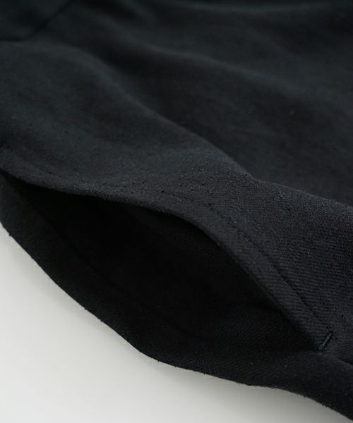 VU / ヴウeasy tapered pants silk linen [BLACK] vu-pnt-008
