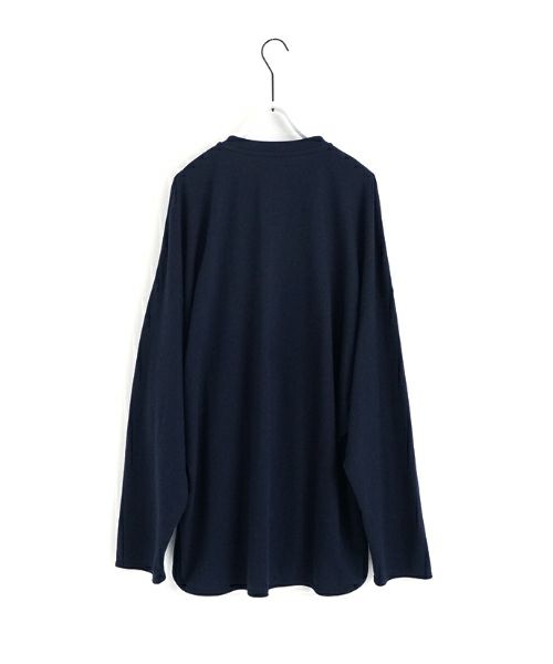 VU / ヴウbasic long t-shirt hemp cotton [CHARCOAL］vu-cut-013