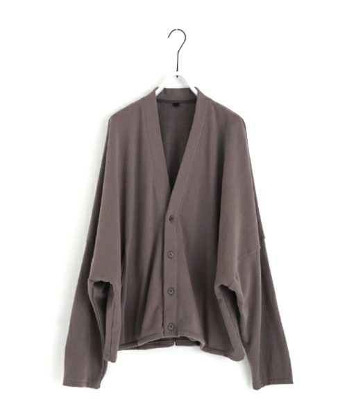  VU / ヴウsweat cardigan [CHARCOAL] Standard/vu-cut-006