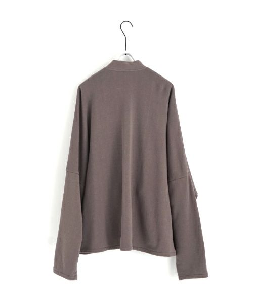  VU / ヴウsweat cardigan [CHARCOAL] Standard/vu-cut-006