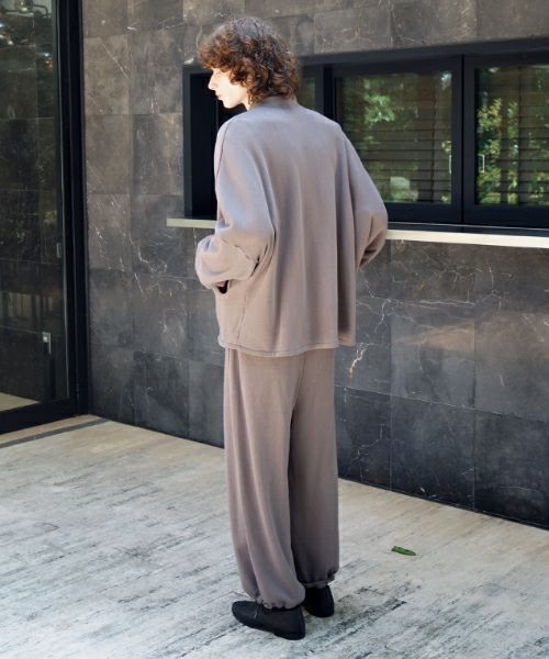  VU / ヴウsweat cardigan [CHARCOAL] Standard/vu-cut-006