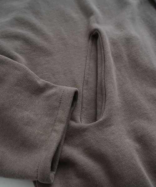  VU / ヴウsweat cardigan [CHARCOAL] Standard/vu-cut-006