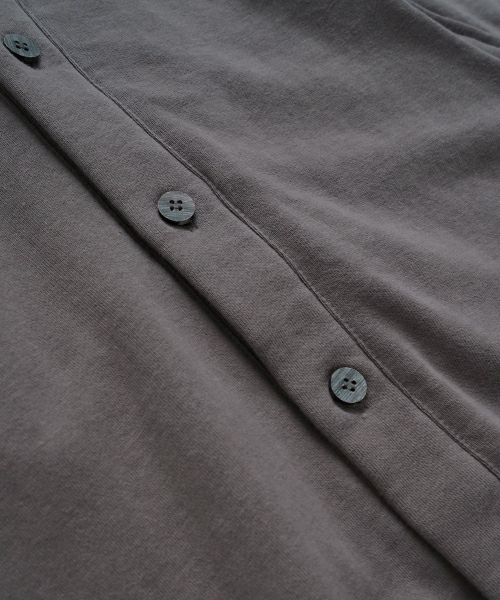  VU / ヴウsweat cardigan [CHARCOAL] Standard/vu-cut-006