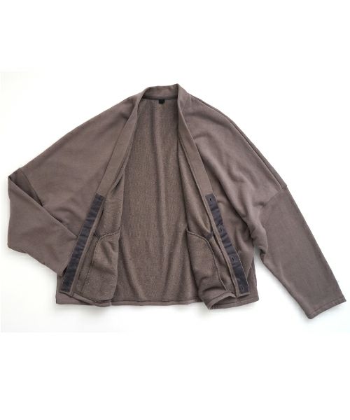  VU / ヴウsweat cardigan [CHARCOAL] Standard/vu-cut-006