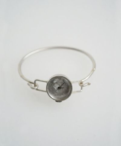 nejicommu ネジコミュ SPACE BANGLE S シルバー バングル一体型 腕時計