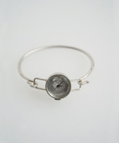 nejicommu ネジコミュ SPACE BANGLE S シルバー バングル一体型 腕時計