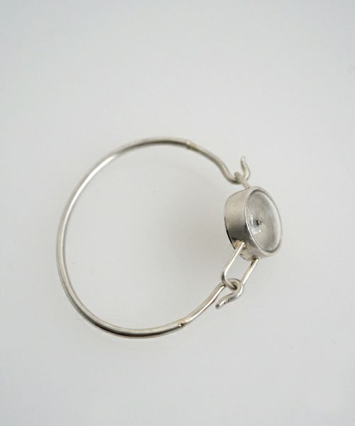 nejicommu SPACE BANGLE S　シルバー バングルウォッチ 立体デザイン