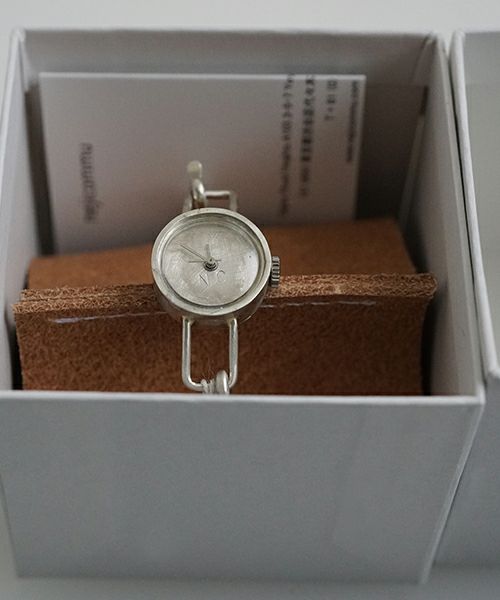 nejicommu ネジコミュ SPACE BANGLE S シルバー バングル一体型 腕時計