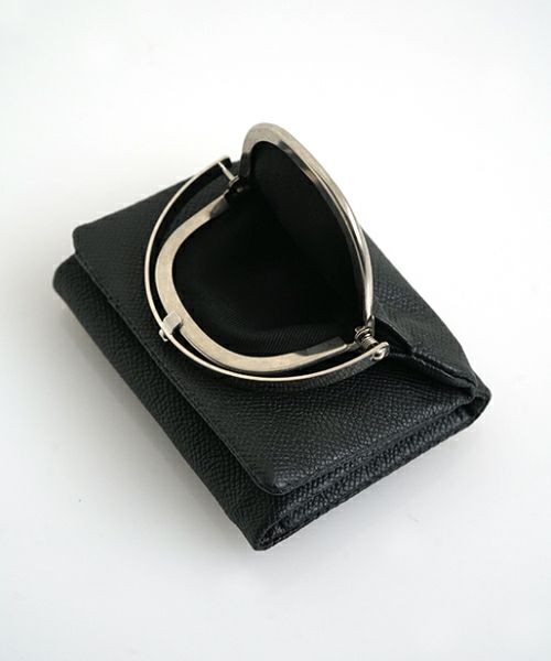 ED ROBERT JUDSONエド ロバート ジャドソンframe trifold wallet[B01SEWL-72LS/cow 050 black]フレームハーフウォレット サイフ