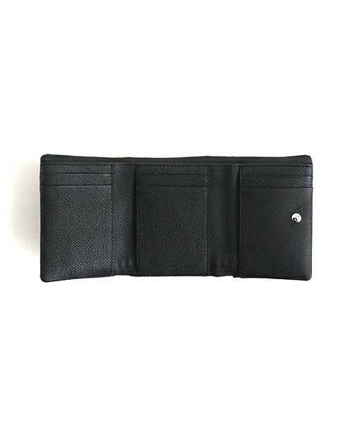 ED ROBERT JUDSONエド ロバート ジャドソンframe trifold wallet[B01SEWL-72LS/cow 050 black]フレームハーフウォレット サイフ