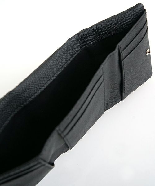 ED ROBERT JUDSONエド ロバート ジャドソンframe trifold wallet[B01SEWL-72LS/cow 050 black]フレームハーフウォレット サイフ