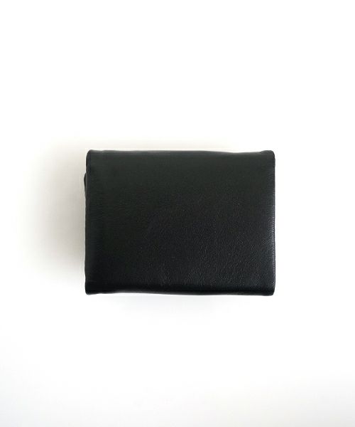 ED ROBERT JUDSONエド ロバート ジャドソンframe trifold wallet[B01SEWL-72LD/lambskin 050 black]フレームハーフウォレット サイフ