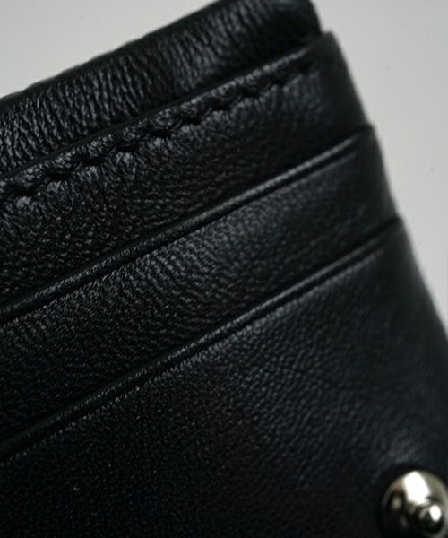 ED ROBERT JUDSONエド ロバート ジャドソンframe trifold wallet[B01SEWL-72LD/lambskin 050 black]フレームハーフウォレット サイフ