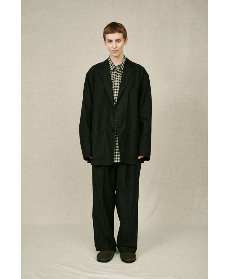 YOKO SAKAMOTOヨーコサカモト2B JACKET　BLACK(YS-26SS-2)