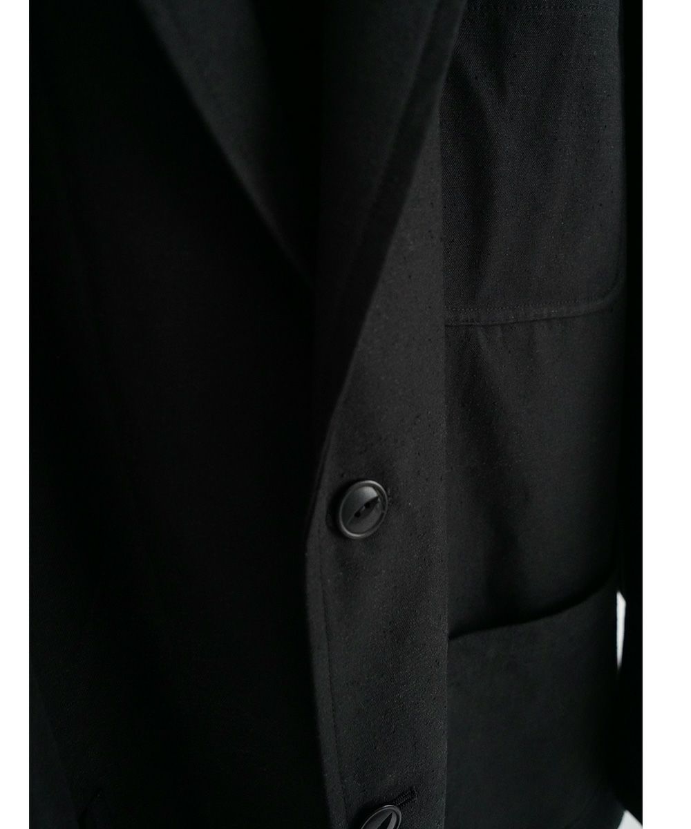 YOKO SAKAMOTOヨーコサカモト2B JACKET　BLACK(YS-26SS-2)