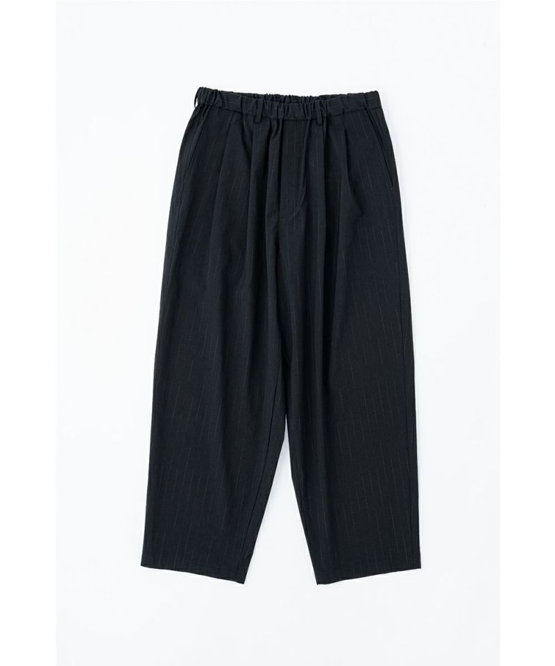 YOKO SAKAMOTOヨーコサカモト DOUBLE PLEATED WIDE EASY PANTS　BLACK　(YS-26SS-35)