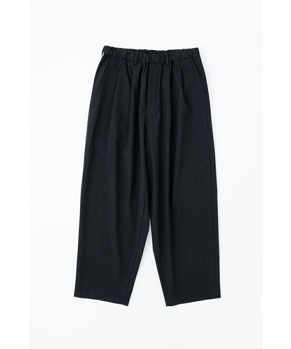 YOKO SAKAMOTOヨーコサカモト DOUBLE PLEATED WIDE EASY PANTS　BLACK　(YS-26SS-35)