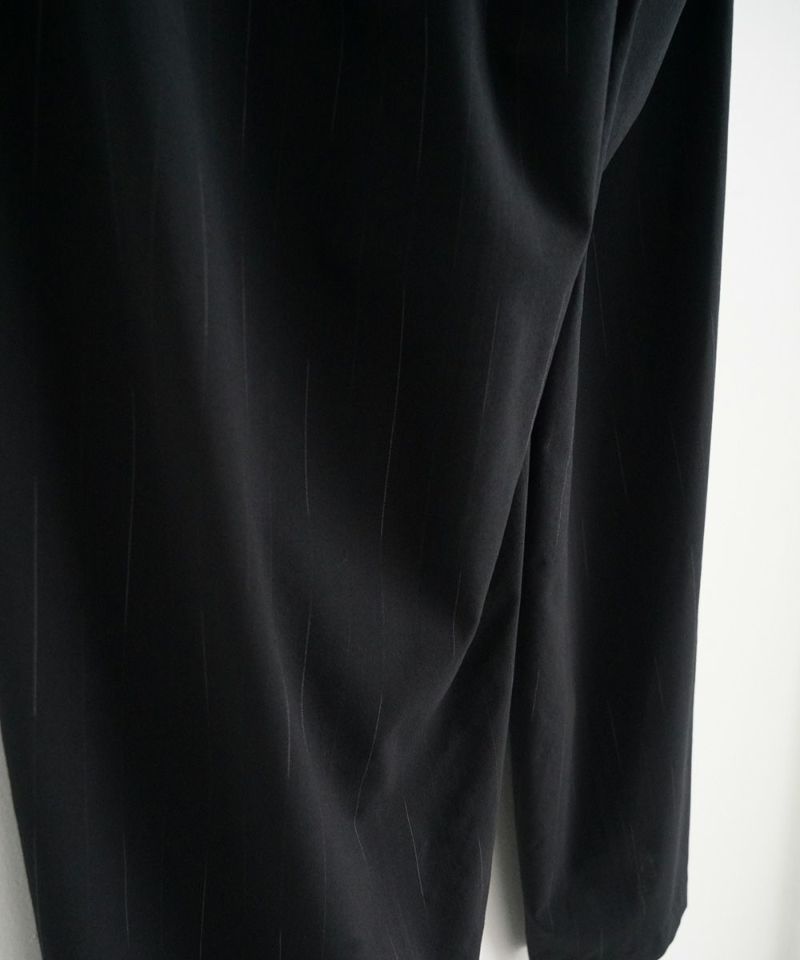 YOKO SAKAMOTOヨーコサカモト DOUBLE PLEATED WIDE EASY PANTS　BLACK　(YS-26SS-35)