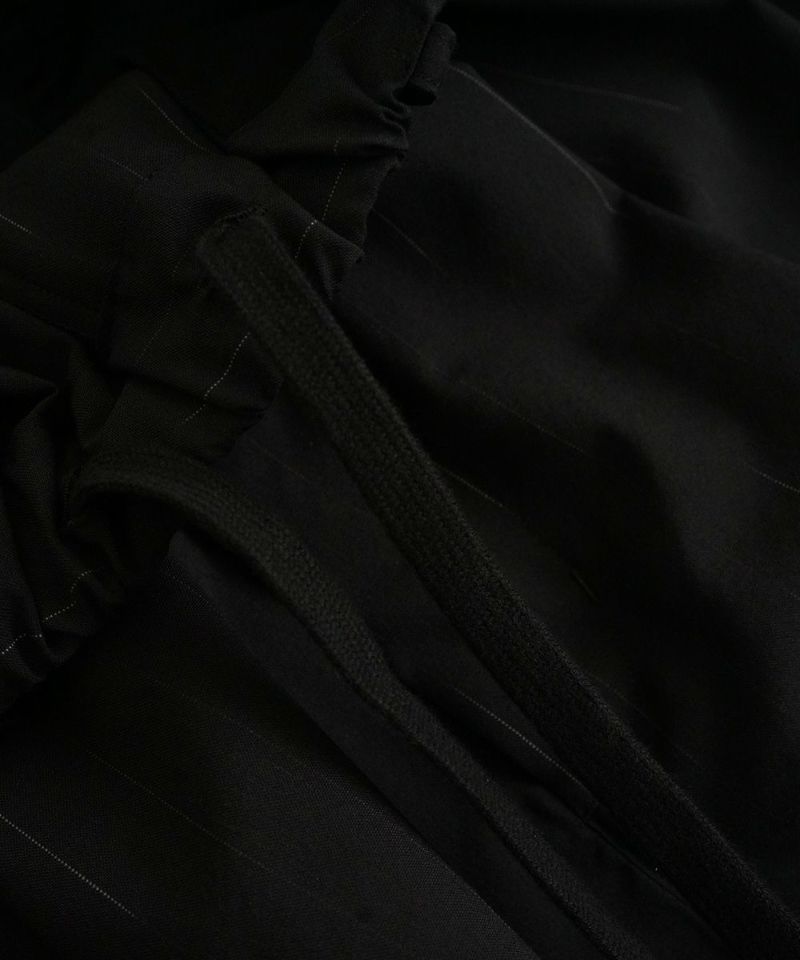 YOKO SAKAMOTOヨーコサカモト DOUBLE PLEATED WIDE EASY PANTS　BLACK　(YS-26SS-35)