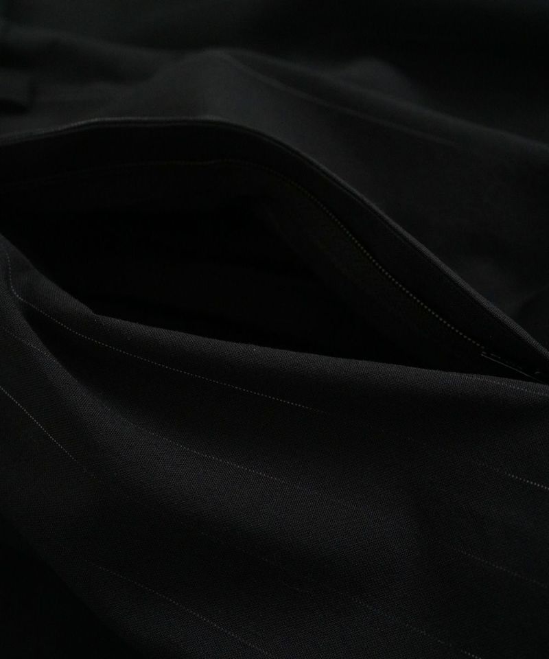 YOKO SAKAMOTOヨーコサカモト DOUBLE PLEATED WIDE EASY PANTS　BLACK　(YS-26SS-35)