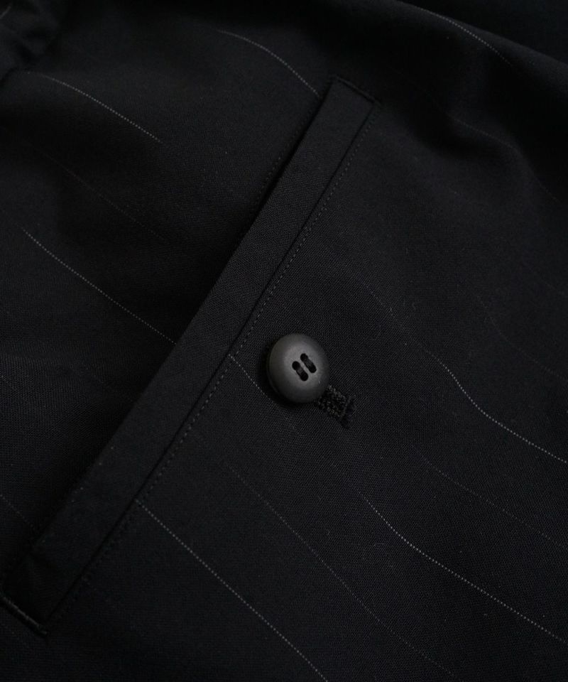 YOKO SAKAMOTOヨーコサカモト DOUBLE PLEATED WIDE EASY PANTS　BLACK　(YS-26SS-35)